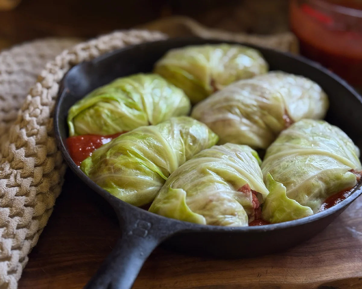 Gourmet Smoked Cabbage Rolls