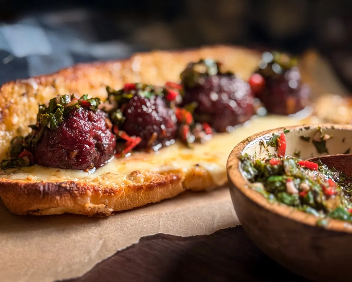 Cheese-Stuffed Meatball Subs