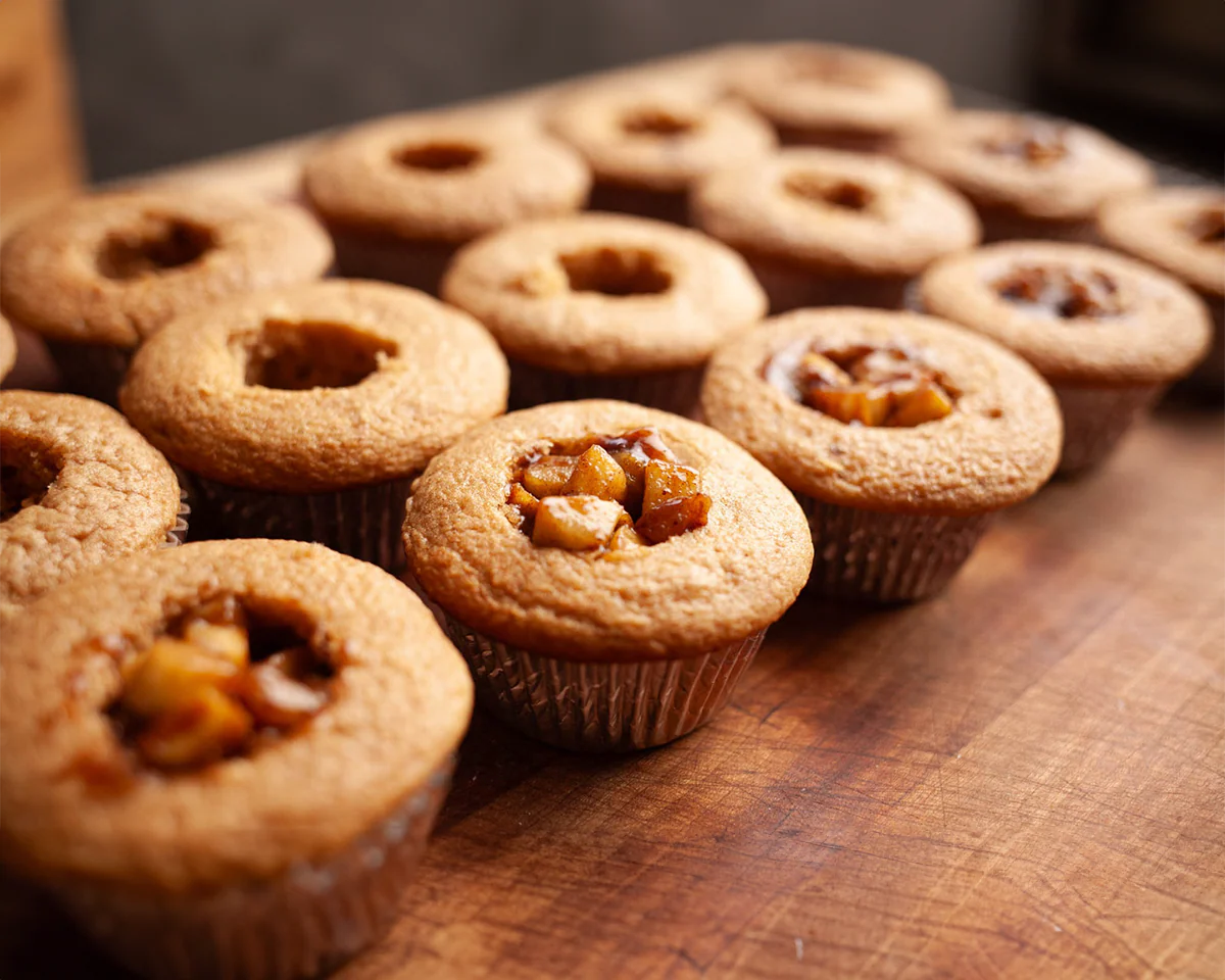 Caramel Apple Cupcakes
