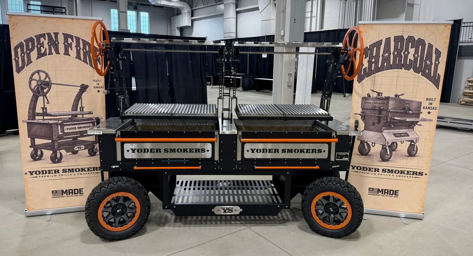 Yoder Smokers debuts The 72-inch El Dorado at The World Food Championships
