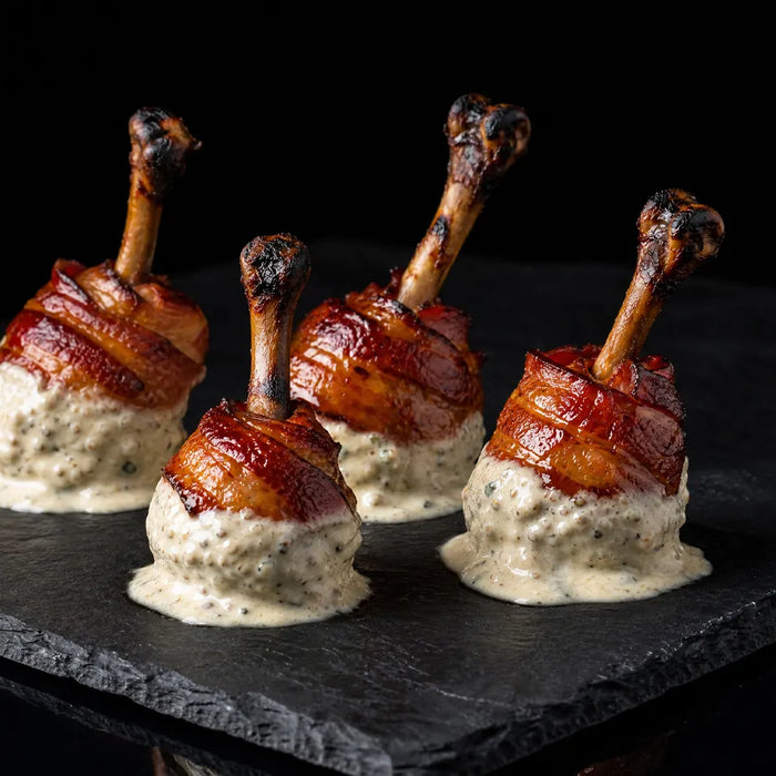 Chicken Bacon Ranch Lollipops