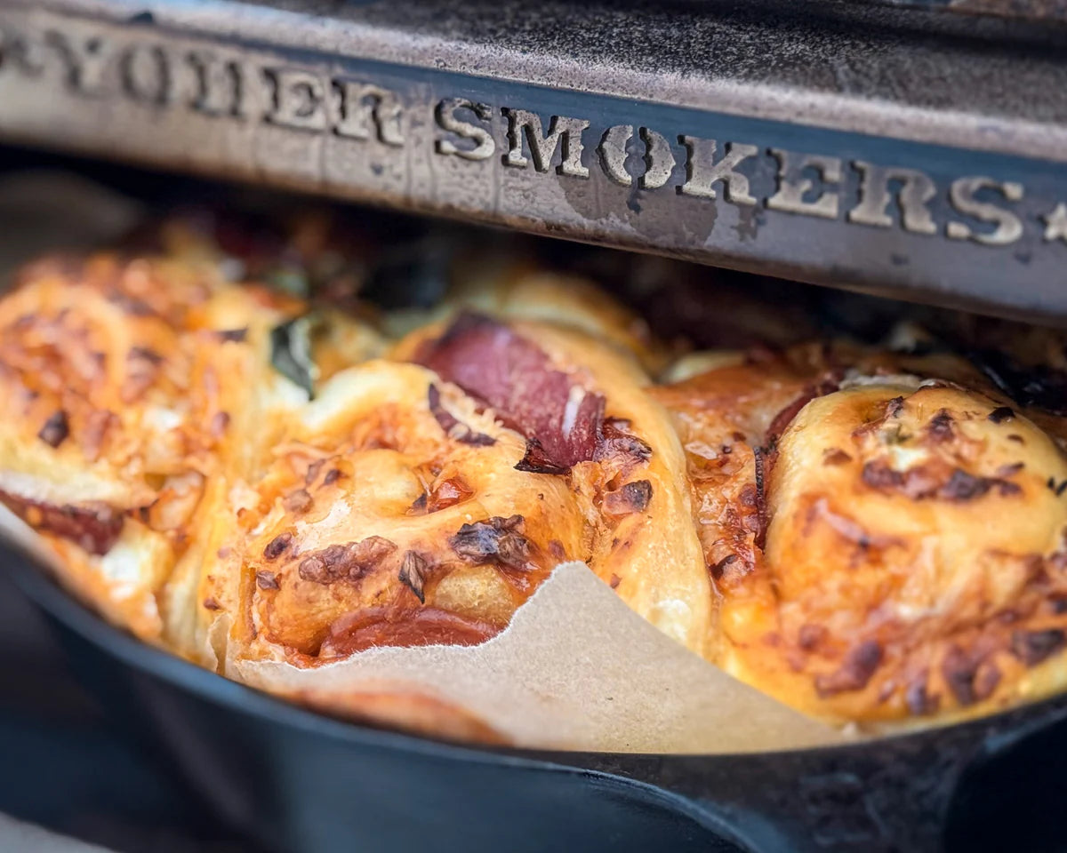 Hot Honey Pizza Roll Ups