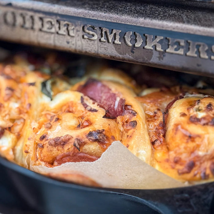 Hot Honey Pizza Roll Ups