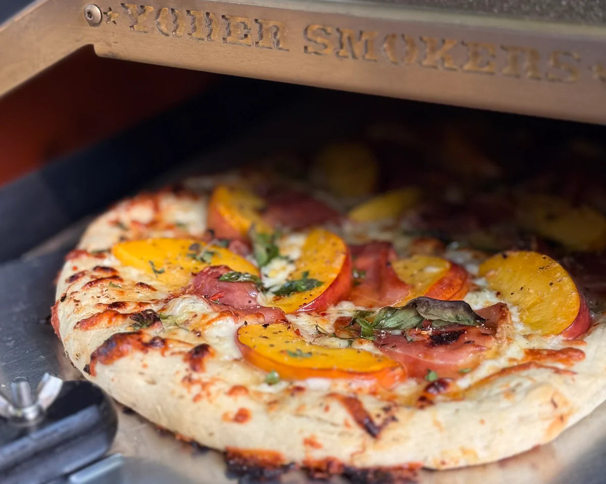 Peach & Prosciutto Pizza