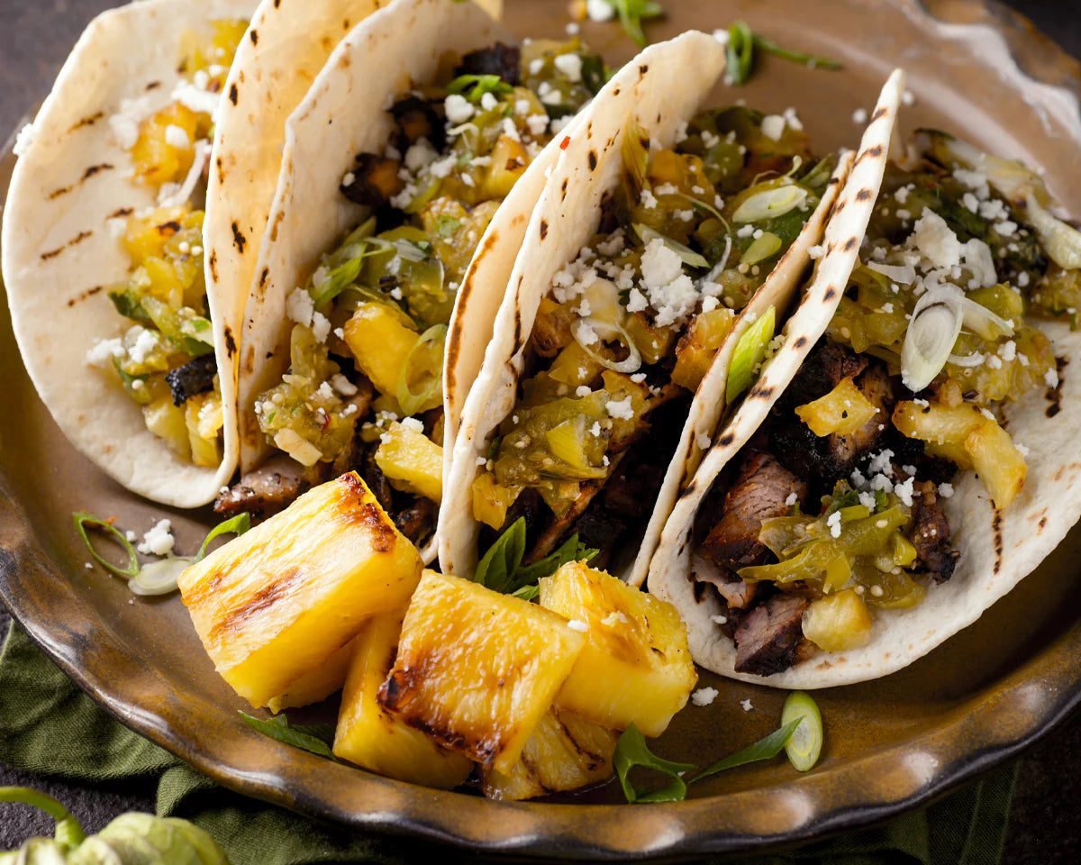 Smoked Pineapple Carnitas Tacos