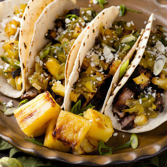 Smoked Pineapple Carnitas Tacos