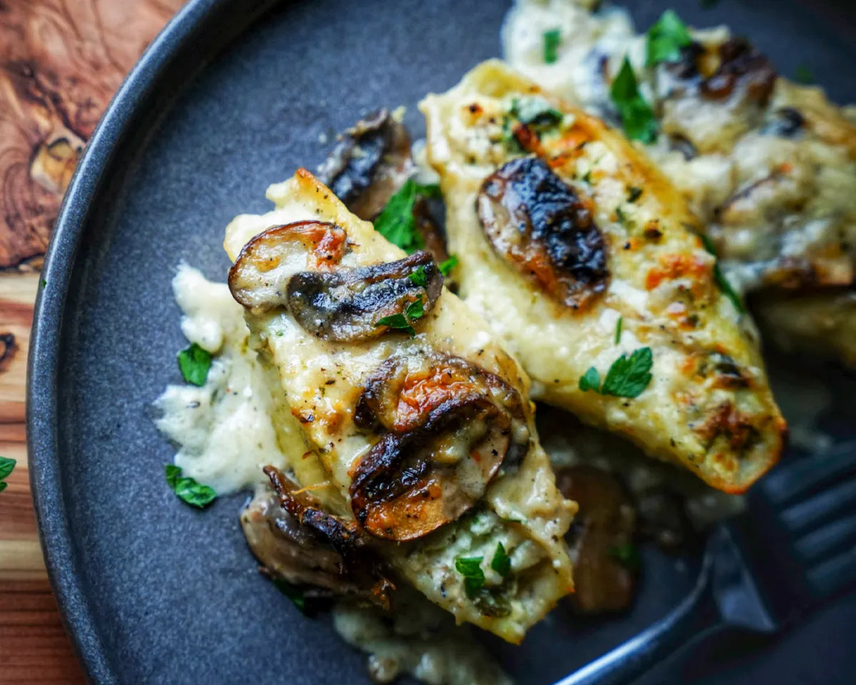 Creamy Wine & Mushroom Pasta
