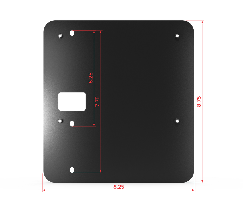 Fireboard Pellet Drive Large Mounting Plate