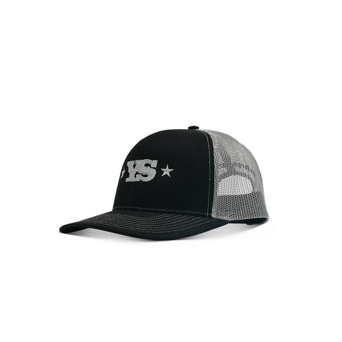 Yoder Smokers Trucker Hat- Black